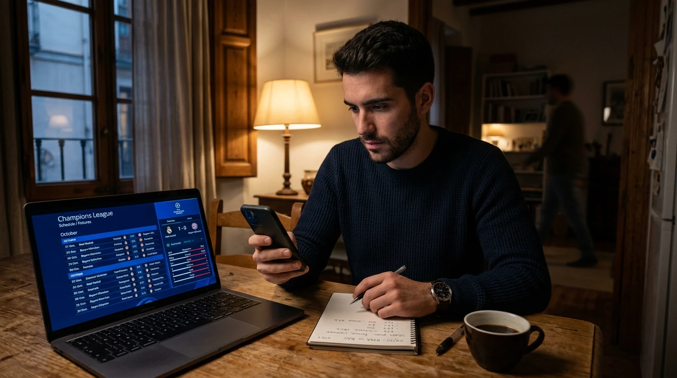 Apuestas Champions League hoy picks del día preparación metodología